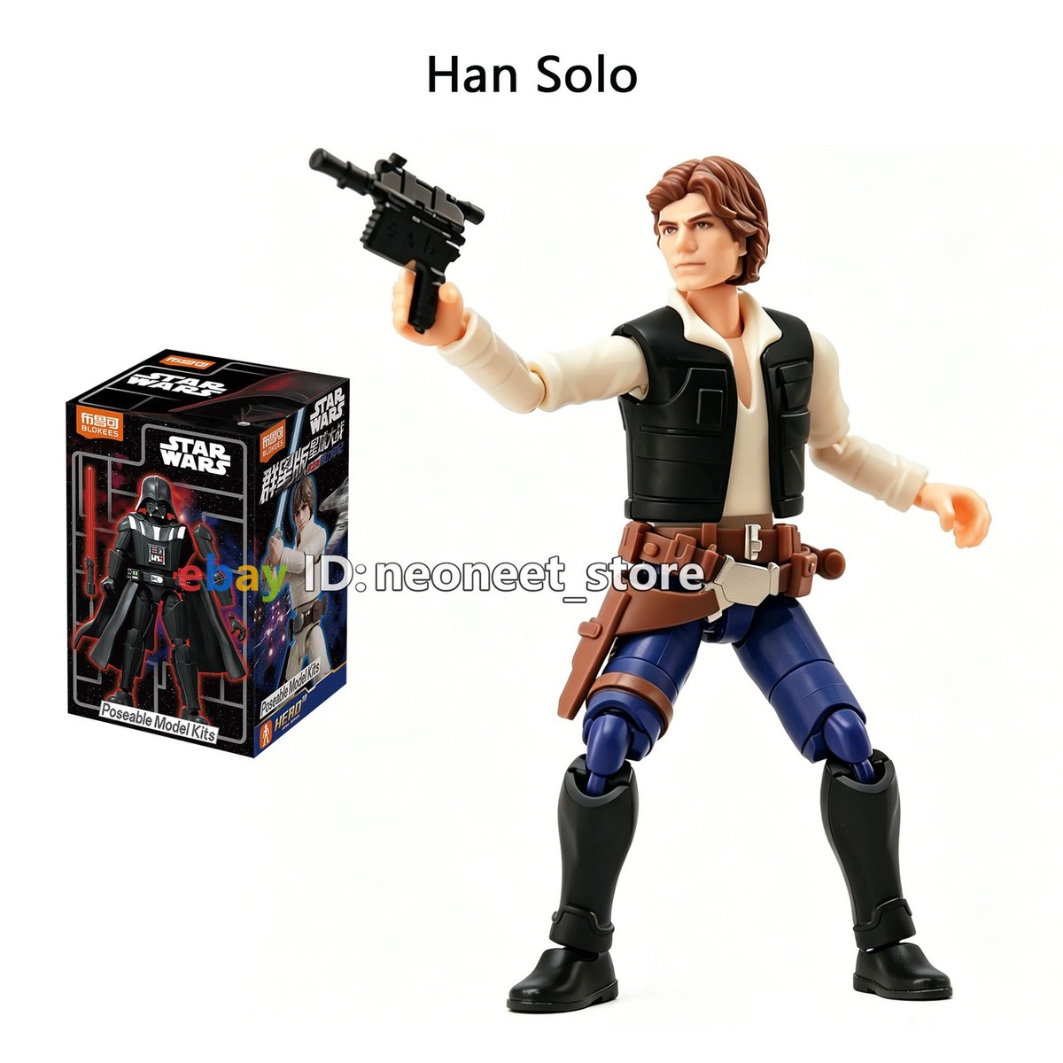 Blokees Star Wars Han Solo Action Figures Blind Box GV02 Model Kit