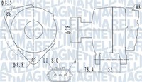 Magneti Marelli Lichtmaschine Generator Lima 063731989010 14V FüR Ford Focus MAX