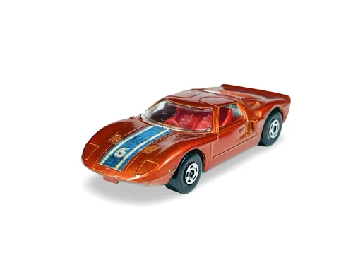 Lesney Matchbox Superfast MB41 Bronze Ford G.T. Teal Base