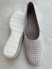 Ecco Felicia Slip On Loafer Gravel Light Gray women's Size 10  EU 41 
