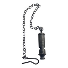 Vintage The Metropolitan '23' '1356915' Broad Arrow Hudson & Co Whistle & Chain