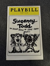 SWEENEY TODD URIS THEATRE OCTOBER 1979 BROADWAY PLAYBILL Todd Shubert Theatre