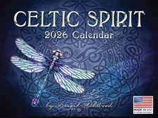 Brigid Ashwood Calendar 2026 Celtic Monthly Wall Calender 12 Month Made In USA