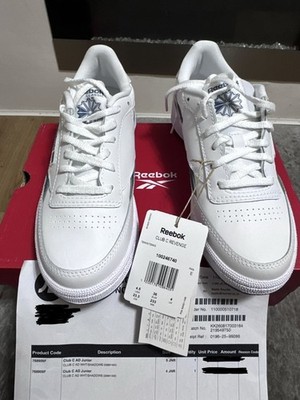 Reebok Sportswear Club C AD Junior Turnschuhe Junge Mädchen Turnschuhe Schuhe Größe 4 