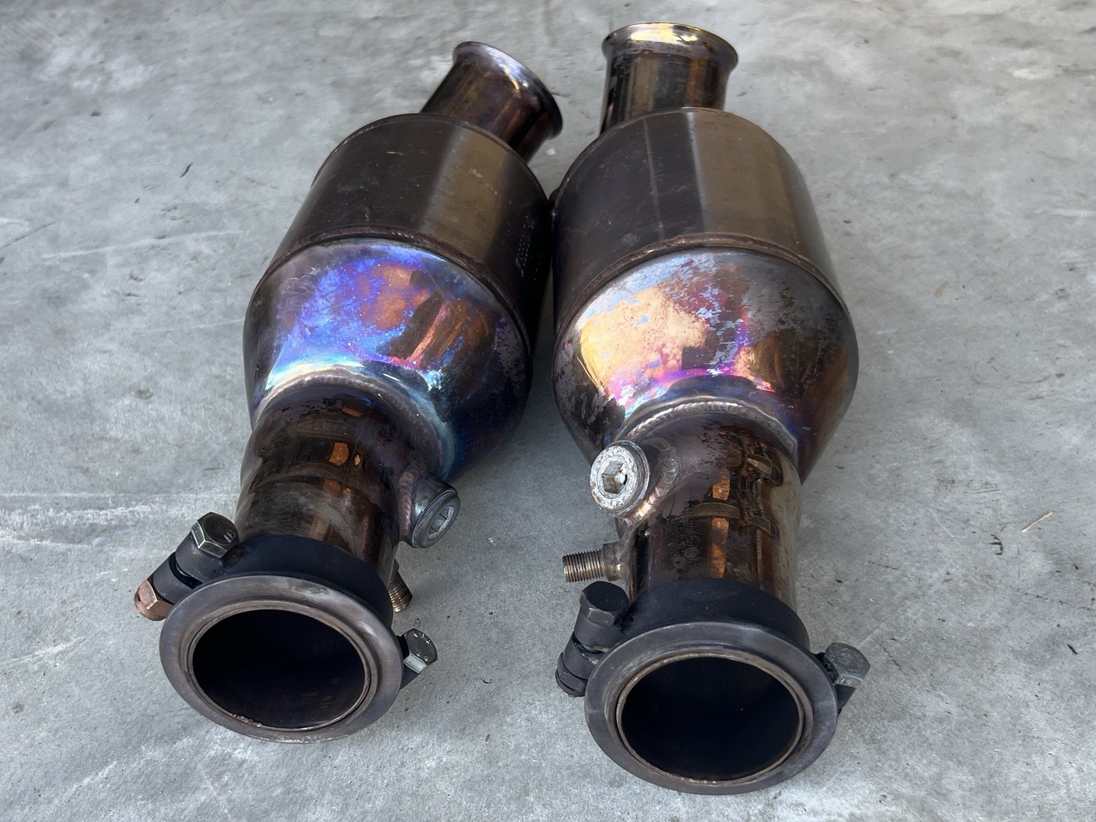 Fabspeed Ferrari F355 Exhaust Sport Catalytic Converters Left & Right L R Set F1