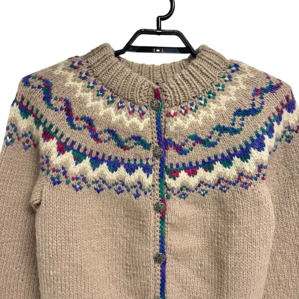 Fron Enterprises Jersey Tejido a Mano 100% Lana Virgen Feria Nórdica Canadá Talla M Foto 2 de 4