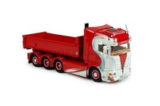 Tekno Scania Johnsson Glen Scania R-streamline Highline + Asfalt Afzetbak 1:50 69332