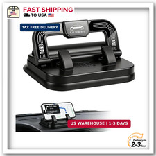Car Phone Holder 360 Degree Rotation, Navigation Dashboard Mount Black