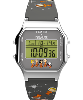 Timex Peanuts Timex 80 Schwarz Herren Armbanduhr TW2W90100