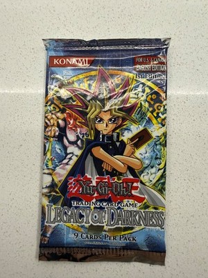 Yugioh TCG! SEALED Legacy of Darkness Booster Pack 1st Edition
