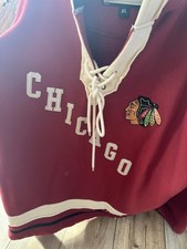Chicago Blackhawks Old Time Hockey Hoodie Hooded Sweatshirt Men’s XL
