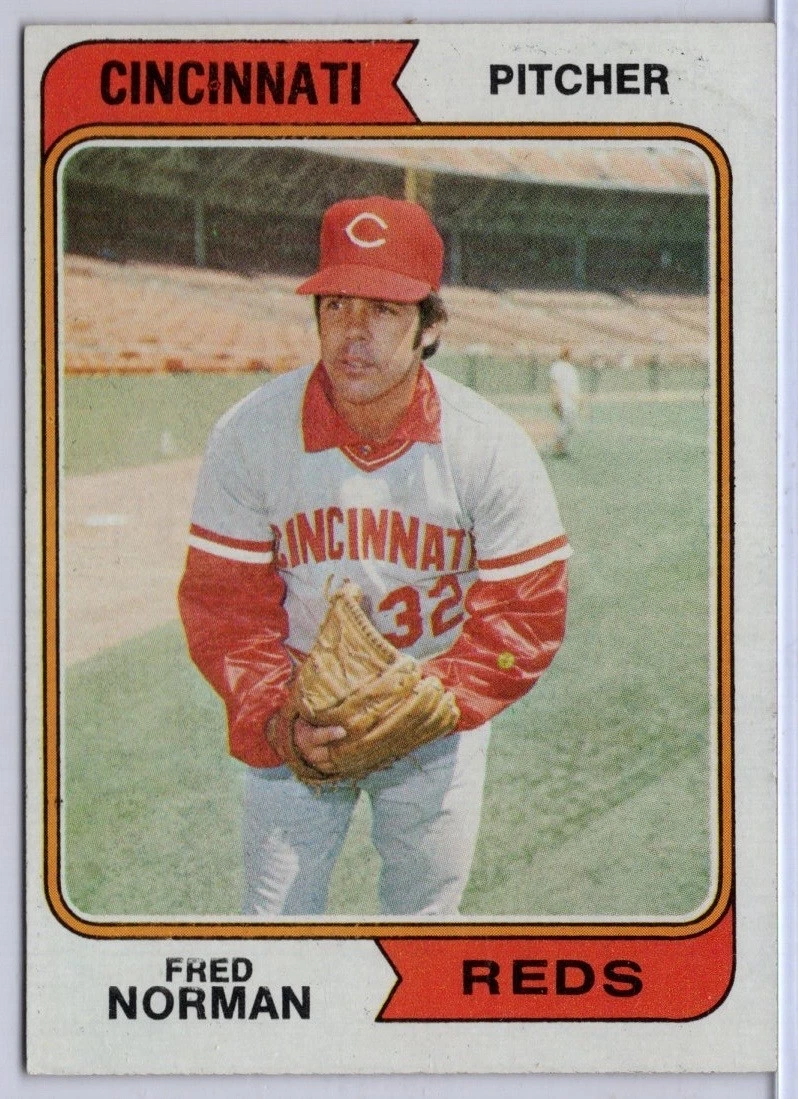 1974 Topps #581 Fred Norman in EX Condition Reds