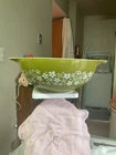 pyrex spring blossom cinderella 444 and large sugar bowl