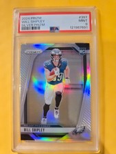 2024 Panini Prizm - Rookies Will Shipley #397 Silver Prizm (RC)