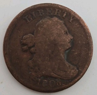 1808 Draped Bust Half Cent