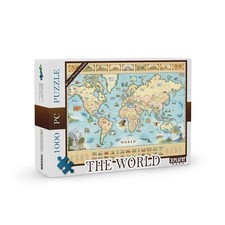 Xplorer Maps PZMCB WLD World Map Jigsaw Puzzle - 1000 Pieces