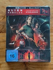 ALIEN ROMULUS STEELBOOK 4K UHD + BLU-RAY DISC NEU OVP !!!