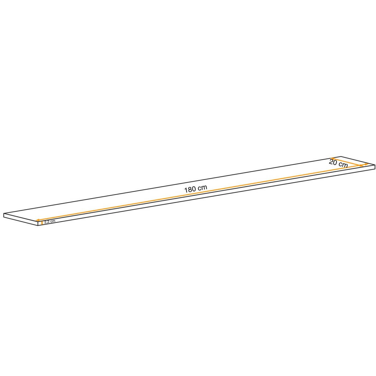 Étagère murale 180cm noire Switch pour optimiser les petits espaces - 2