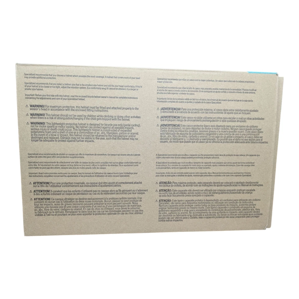 Casco de bicicleta Specialized SB - Juvenil 52-57 cm - 300 g - Azul satinado - 60021-0753 Foto 2 de 3