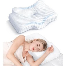Cervical Pillow for Neck Pain Relief Hollow Design Odorless Memory Foam Pillows