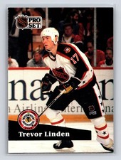 1991-92 Pro Set - Trevor Linden #294 Vancouver Canucks Hockey Card
