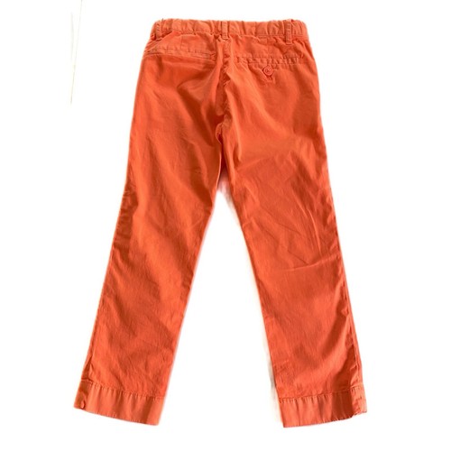 Crewcuts Everyday Boy’s Bright Orange Stretch Skinny Chino Sz 4 - Picture 2 of 9