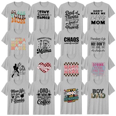Lustiges Elternschaft Outdoor Abenteuer T-Shirt Mutterschaft Familie Geschenk