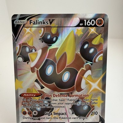 shiny falinks pokemon card Pokemon Card - Shining Fates SV115/SV122