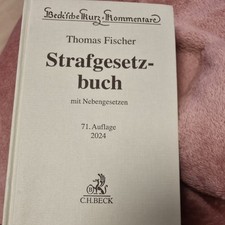 Strafgesetzbuch von Thomas Fischer ( 71 Auflage 2024, Gebundene Ausgabe)