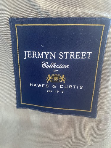 HAWES & CURTIS JERMYN ST. 3 PIECE SUIT 42R 36W 37L GREY CHECK WOOL SUPERB - Picture 9 of 9