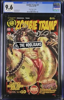 Zombie Tramp #27 CGC 9.6 Hyde Chang Risque Variant LTD 2000 Action Lab 2016