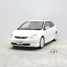 OTTO 1:18 Honda Civic Type R EP3 White Resin Car Model