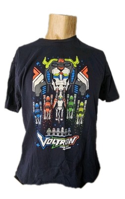 Loot Crate Voltron Legendary Defender T-Shirt XL Men's Navy Blue Exclusive Loot