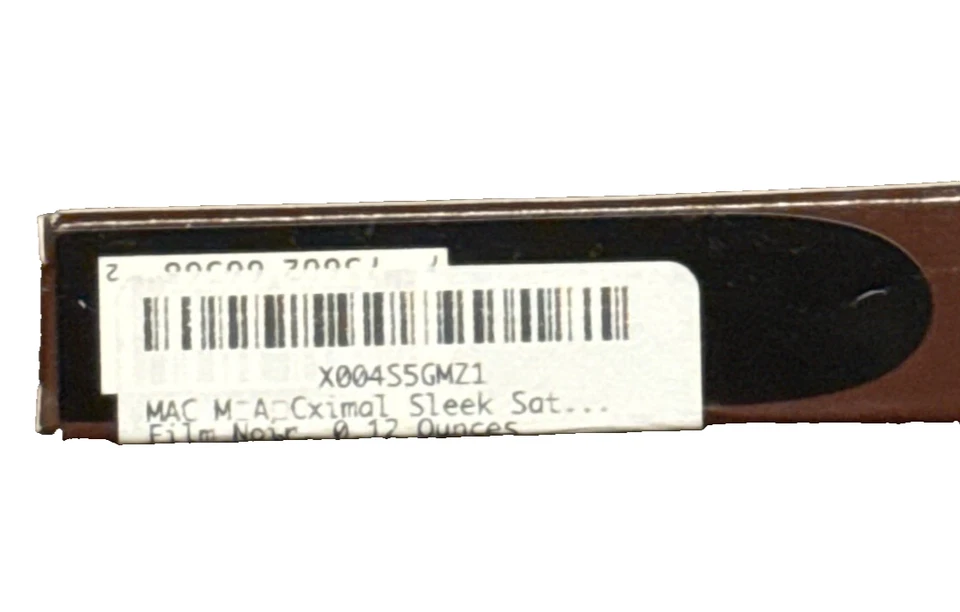 3 Pack MAC M·A·Cximal Sleek Satin Lipstick Film Noir Deep Red Brown NEW 0.12oz - Image 2 of 3