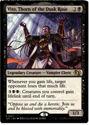 Vito, Thorn of the Dusk Rose (Anime) 71 Foundations Jumpstart MTG NM