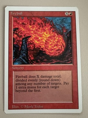 Fireball  - MTG  - REVISED (3rd) - ENGLISCH -  1994 M/NM Common