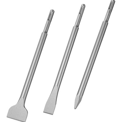 Meißel-Set SDS 3tlg, Meißel Set SDS-plus, Meißelset 22-25CM, SDS Plus Bohrer ...