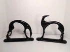 Vtg Royal Haegar Art Deco, Contemporary Greyhounds Whippets Dog Statues Rare