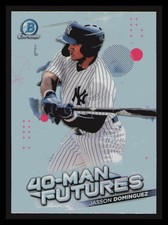 2021 Bowman Chrome 40-Man Futures Jasson Dominguez #FMF-17 New York Yankees RC