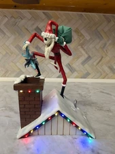 Disney showcase collection figurines Santa Jack with lights NIB 6003658