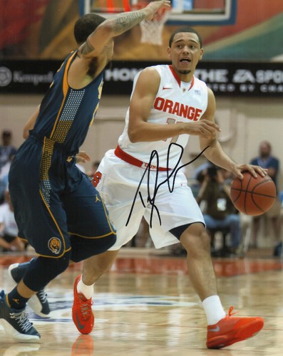 TYLER ENNIS #11 SIGNED SYRACUSE ORANGE SU BASKETBALL 8X10 PHOTO