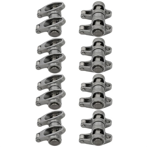 ✔For Chevy SBC 350 1.6 Ratio 3/8" Shaft Mount Roller Rocker Arms Stainless Steel - Picture 3 of 24