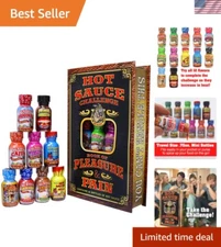 Hot Sauce Challenge Book of Pleasure & Pain - 12 Gourmet Samplers to Dare You!