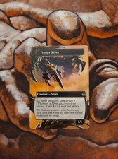 Magic the Gathering Frenzy Sliver #1 Hand Painted Unique Custom MTG Alter