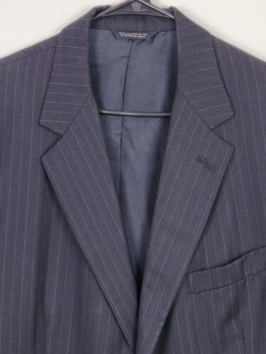 Brooks Brothers 42R Golden Fleece Navy Pinstripe Jacket Suit Pants 36X26 2 Piece - Picture 3 of 24