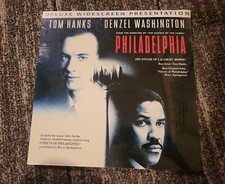 "Philadelphia" 1993 Tom Hanks - LaserDisc movie still sealed in Package