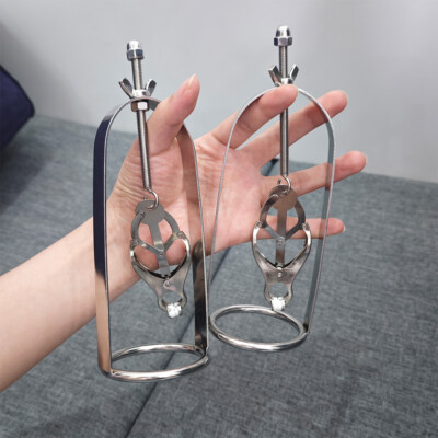 Stainless Steel Breast Clover Clamps Titty Torture Role Play NEW Clips Metal New