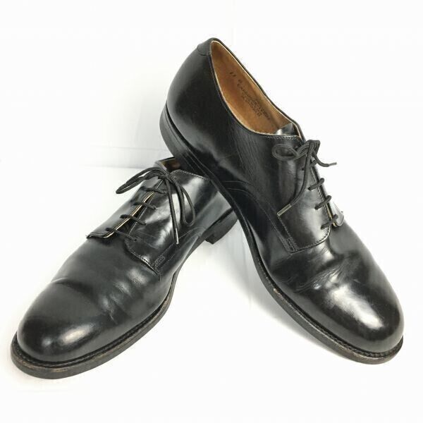 1985 CRADDOCK TERRY US NAVY Service Shoes Plain Toe Black Size 11R 80s Vintage 1985 CRADDOCK TERRY US NAVY Service Shoes Plain Toe Black Size 11R 80s Vintage