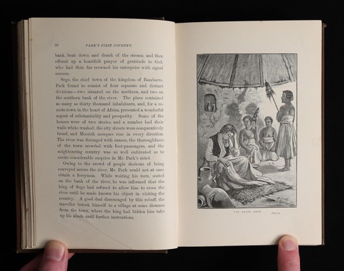 Story of The Niger 1888 Africa Travel Adventure Explorers Illustrated Gilt Cloth - Foto 17 di 20