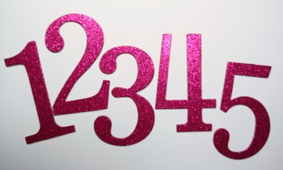 10+ colors 1-15 4/" Gold Glitter Chipboard Wedding Table Numbers 1-12 1-50